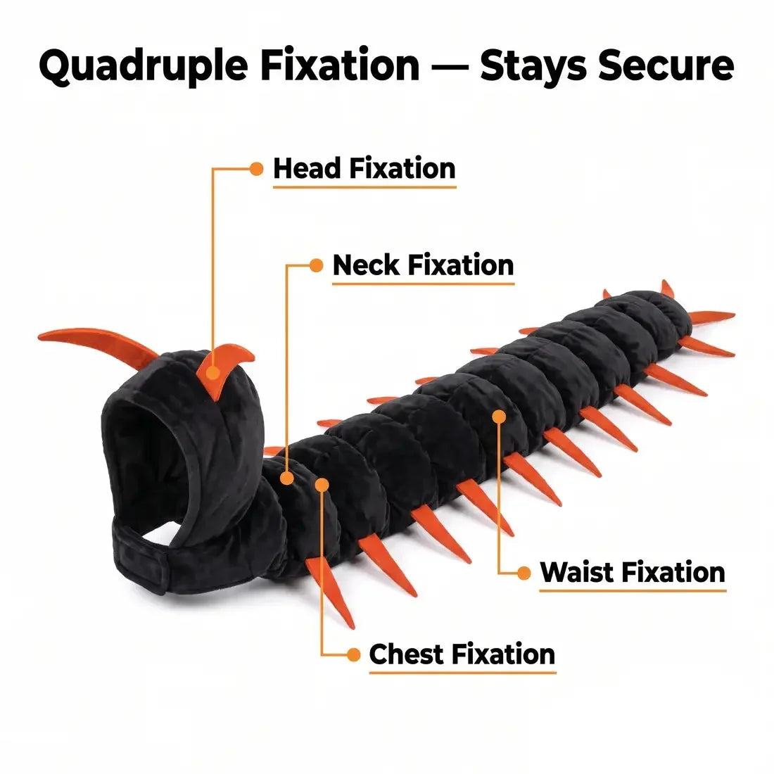 SpookyPaws™ Cat Centipede Costume